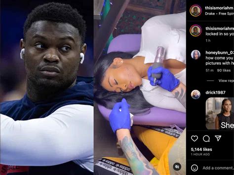 moriah mills tattoo|Watch: Moriah Mills gets Zion Williamson's name .